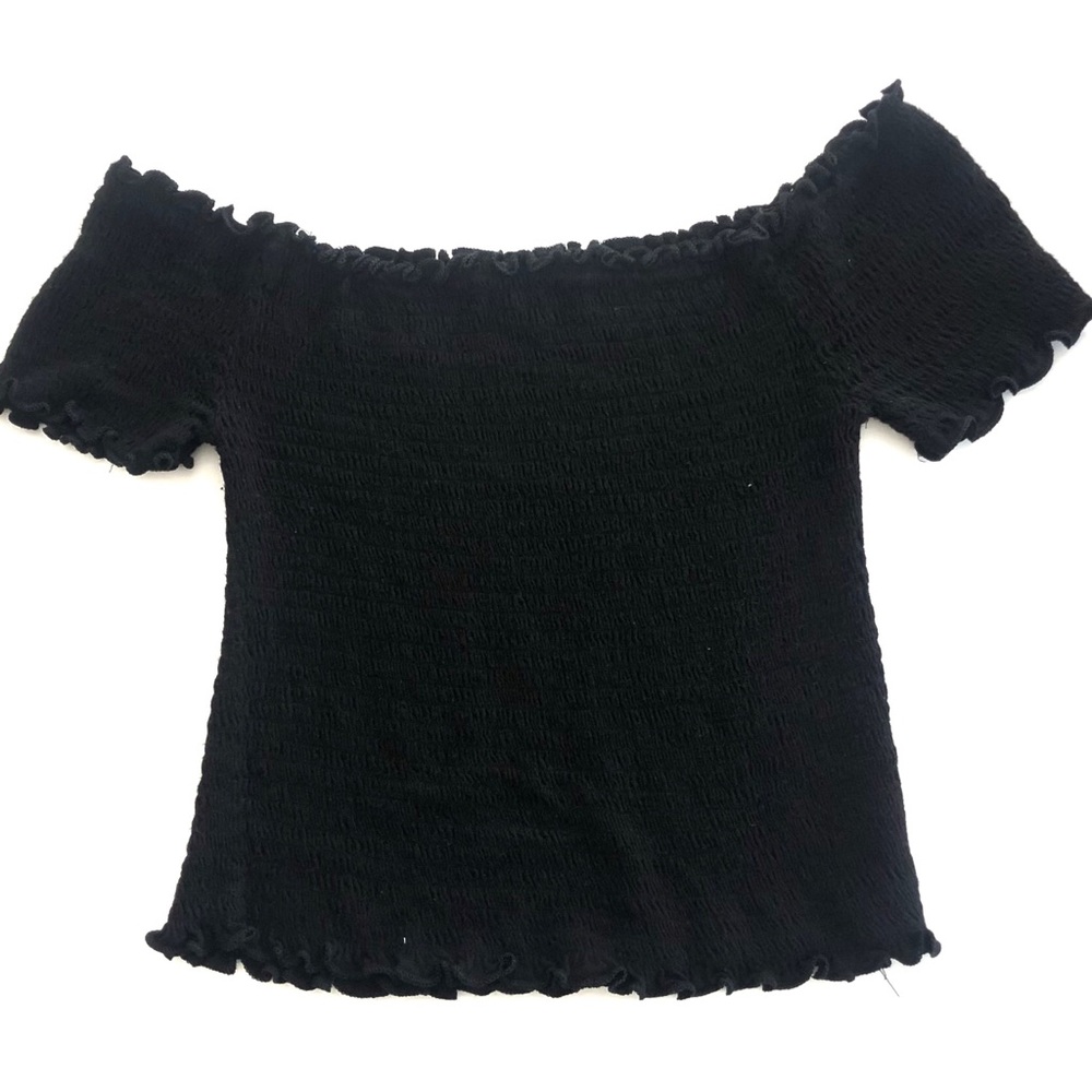 Black crop top